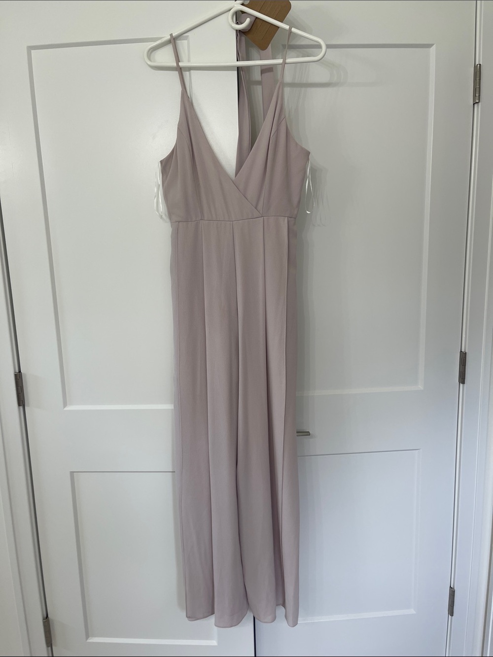 Sleeveless V-Neck Mauve Women's pant suit